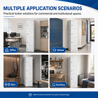Armoire à une porte, casier métallique avec barre de suspension