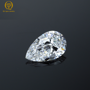 Diamant synthétique taille poire en stock, avec certificat IGI, haute qualité, couleur DEF, diamant cultivé en laboratoire pour la fabrication de bijoux - Product Image 1