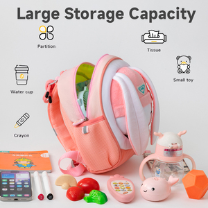 Zaino per Bambini, Ragazze e Ragazzi, Borsa da Scuola, Zainetto da Viaggio per Esterni, Piccolo Animale Carino, di Classe Media - Product Image 4