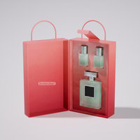 Boîte cadeau personnalisée sur mesure pour la Saint-Valentin avec poignée, recyclable, pour parfum en spray ou huile essentielle, avec insert