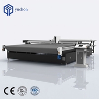 Machine de découpe CNC à couteau oscillant pour tissus de rideaux, stores enrouleurs en PVC et matériaux textiles