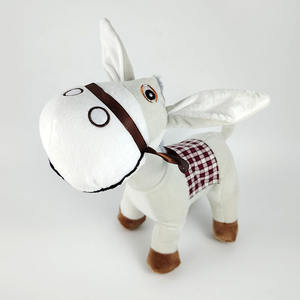 Jouet âne en peluche mignon, cadeau de remise de diplôme promotionnel, âne de <span class=keywords><strong>ferme</strong></span> en peluche doux et pas cher, jouet animal en peluche - Product Image 4