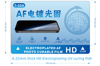 Nouveau matériau 0.25mm d'épaisseur clair HD galvanoplastie UV durcissement Hydrogel Film pour écran protecteur Machine