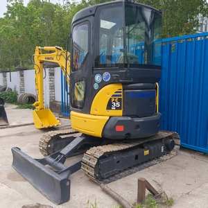 รถขุดขนาดเล็ก Komatsu PC35MR ราคาถูก รถขุดตีนตะขาบ Komatsu 3.5 ตัน พร้อมใบมีดดันดินสำหรับขาย รถขุดมือสอง - Product Image 4