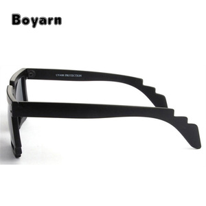 <span class=keywords><strong>Occhiali</strong></span> <span class=keywords><strong>da</strong></span> <span class=keywords><strong>Sole</strong></span> Vintage Pixel 8 Bit Neri a Mosaico per Uomo e <span class=keywords><strong>Donna</strong></span>, <span class=keywords><strong>Occhiali</strong></span> <span class=keywords><strong>da</strong></span> <span class=keywords><strong>Sole</strong></span> Retrò di Marca Designer - Product Image 3