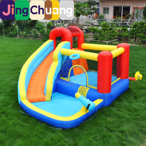 Castillo Inflable para Niños Jumpdi, Tobogán Acuático Pequeño/Mediano para Exteriores, Trampolín Interior, Parque Acuático, Equipo de Diversión, 420d 840d, Grueso - Product Image 4