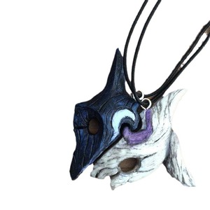LOL <span class=keywords><strong>Kindred</strong></span> Collar Colgante Joyería de acero inoxidable para niños con chapado en oro de League of Legends - Product Image 3