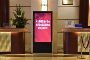 Dual-sideddisplay quảng cáo di động chiếu sáng <span class=keywords><strong>lightbox</strong></span> treo hiển thị góc tròn nhôm đùn LED Snap khung - Product Image 4