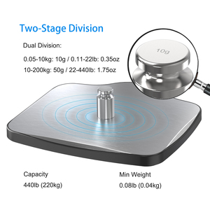 SF-893 2026 Neue Digitale Versand- und Postwaage 200 kg Kapazität 0,1 kg Ablesung - Product Image 3