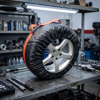 Housses de roues pour caravanes et camping-cars, imperméables en tissu Oxford, pour camions et véhicules tout-terrain, protection des pneus et des roues de secours contre la pluie