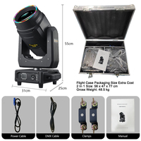 Luces de haz de cabeza móvil Prism King de 420W, Luces de escenario Sharpy de 420W tipo Lira para DJ, discoteca, iglesia y eventos