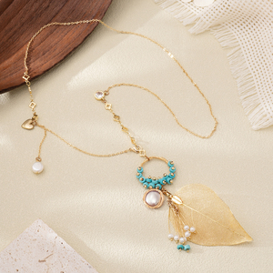 Collana Boho Estiva con Ciondolo a Cuore e Perle, Gioielli Estetici Fatti a Mano con Perline Colorate per Ragazze - Product Image 4