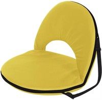 Chaise de méditation pliable en fer avec support dorsal réglable pour la relaxation en extérieur