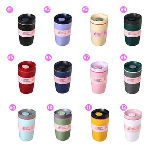 แก้วกาแฟเก็บความร้อนแบบพกพา ขนาด 12 ออนซ์ 20 ออนซ์ ผนังสองชั้นสุญญากาศ ป้องกันการแตกหัก ดีไซน์ทนทานสำหรับการดื่มในชีวิตประจำวัน - Product Image 5