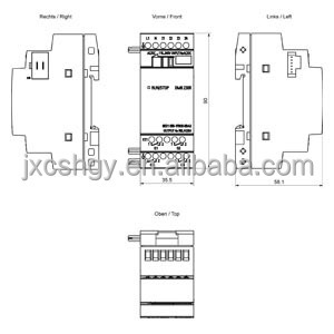 โมดูลเสริม Siemens 6ED1055-1FB00-0BA2 LOGO DM8 230R PS/I/O 230V/230V/รีเลย์ 2 MW 4 DI/4 DO สำหรับ LOGO 8 - Product Image 4