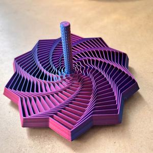Juguete Sensorial Antiestrés de Plástico PLA Impreso en 3D, Torre de Rábanos Expandible en Espiral, para Niños de 5 a 7 Años, Adultos con TDAH, Personalizable - Product Image 3