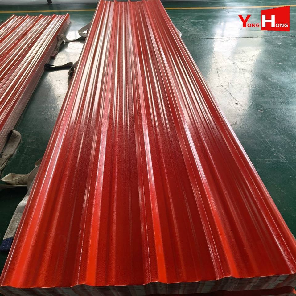 UPVC Synthetic Resin Corrugated Roof Tiles Waterproof Anti-UV Fireproof ...