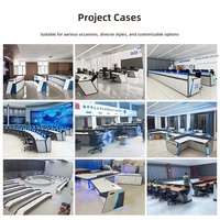 Console de contrôle pour centre de sécurité et salle de contrôle, bureau informatique, approvisionnement transfrontalier