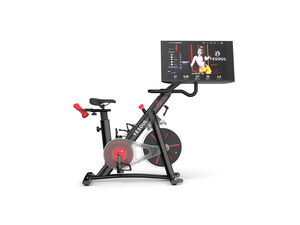 Bicicleta estática <span class=keywords><strong>Yesoul</strong></span> para interiores con transmisión por correa, cuadro de acero, resistencia magnética, pantalla LCD de 32 pulgadas, para uso doméstico, <span class=keywords><strong>S3</strong></span>-PLUS-TV - Product Image 5