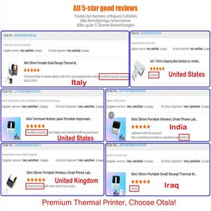 Impresora Portátil de Etiquetas Mini Stick de Fábrica, Impresora Térmica de 58 mm con Cable USB para Caja Registradora <span class=keywords><strong>Fija</strong></span> Italiana - Product Image 5