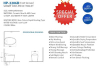 Fanwin Salle De Bains Électrique Wc Toilette Automatique Portable En Céramique One Piece Intelligent Toilette Intelligente