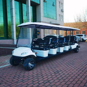 Voiturette de golf électrique blanche à six places de haute qualité, homologuée CE, vente en gros directe usine Chine - Product Image 4