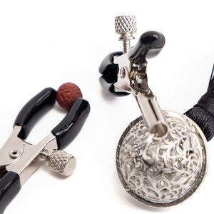 MOGlovers ของเล่นผู้ใหญ่ผู้หญิง sm โลหะจุกนมหนีบพู่ y ของเล่นสําหรับผู้ชาย bdsm คลิปบนแหวน - Product Image 6