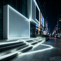 Bande LED RGB magique 10 MM avec IC externe 16703, adressable individuellement