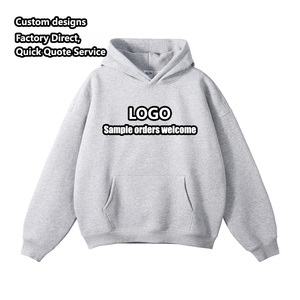 เสื้อฮู้ดดี้โอเวอร์ไซส์แบบยูนิเซ็กซ์ ผ้าฟลีซเนื้อนุ่ม 350GSM  ตารางไซส์มาตรฐานอเมริกา  รับสกรีนโลโก้ด้วยเทคนิค 3D Foam Screen Printing - Product Image 1