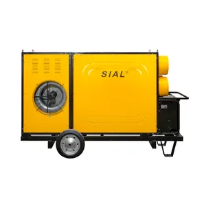 SIAL 135kw indirect oil heater diesel kerosene heater industrial fuel heater air bus