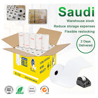 10 rouleaux d'emballage Mini 57x25mm caissier de poche imprimante thermique papier autocollant