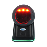 Escáner de Código de Barras de Escritorio Syble XB-8505, Lector de Códigos QR Omnidireccional Bidimensional para Punto de Venta y Supermercado