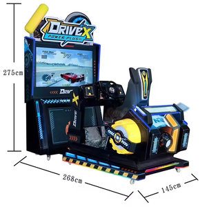 Coin operated <b>amusement</b> game Racing simulator for game center Arcade coin pusher <b>machine</b> Commercial game center equipment - Product Image 6