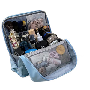 Bolsa de Cosméticos Grande de PU, Impermeable, Organizador de Maquillaje de Viaje, Estuche de Maquillaje Portátil - Product Image 5