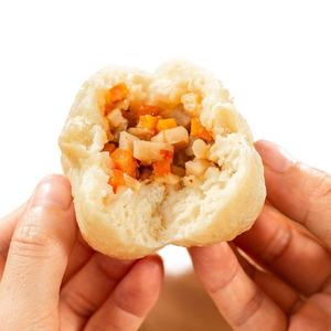 Bollos de Raíz de Loto Picantes y Ácidos Congelados, Servicio de Comida Vegetariana, Suministro para Catering al por Mayor - Product Image 1