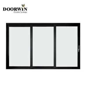 Sliding Door Doorwin NFRC Certificate Thermal Break Aluminium Outside Slider Metal Safety Double Glazed Patio Sliding Door Lift Sliding Door