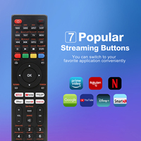 Télécommande universelle pour téléviseur HUAYU de haute qualité RM-L1130+X MAX certifiée CE RoHS avec une portée de contrôle de 10 m, en matériau ABS, pour toutes les marques
