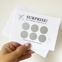 Certificats cadeaux vierges billets à gratter bricolage carte de coupon pour les petites entreprises personnalisé douche nuptiale activité fête approvisionnement
