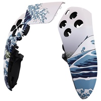Kits de coque de remplacement de coque avant bricolage personnalisés eXtremeRate pour contrôleur Dualsense PS5 Edge