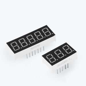 5 Pcs 0.36" Red 7-Segment LED Displays – 3-Digit Common Cathode Digital Tubes