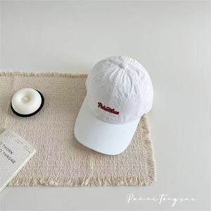 Parent child quick drying baseball cap men's and women's letter <b>waterproof</b> duckbill cap summer outdoor travel sun protection <b>hat</b> - Product Image 6