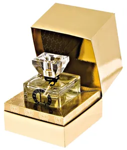 Botella de embalaje de Perfume de estilo Dubái a la moda, caja de papel de regalo magnética de Perfume de diseño personalizado