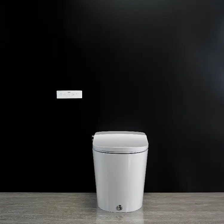 DB80 toilette intelligente bidet allongé en céramique automatique toilette intelligente toilette ouverte avec fonction de nettoyage automatique