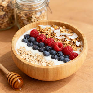 Bol de service en bambou au Design élégant, idéal pour la salade, les fruits, l'acai, les bonbons, pièce maîtresse de décoration de maison et de cuisine, fabriqué à la main - Product Image 6