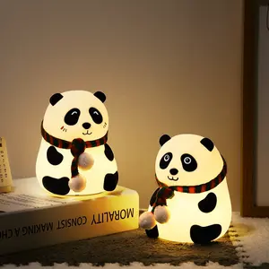 ลูกด้วยนมอบอุ่นแพนด้าซิลิโคน Night Light