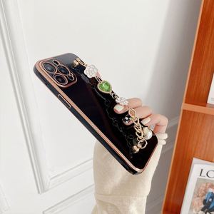 Nouveaux Designs Populaires <span class=keywords><strong>Bijou</strong></span> <span class=keywords><strong>Chaîne</strong></span> Suspendue <span class=keywords><strong>Chaîne</strong></span> Sangle <span class=keywords><strong>Téléphone</strong></span> Cas pour IPhone 11 12 13 14 15 Pro Max Électrolytique Conception - Product Image 4