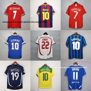 เสื้อฟุตบอลวินเทจ อาร์เจนตินา บราซิล สเปน เนเธอร์แลนด์ เยอรมนี เอซี อังกฤษ ซานโตส แขนสั้น - Product Image 2