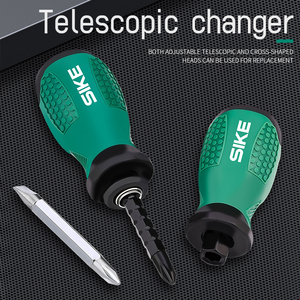 Ensemble de tournevis plat croisé à double usage de forme spéciale, Phillips magnétique télescopique à cliquet avec boîte emballée - Product Image 6