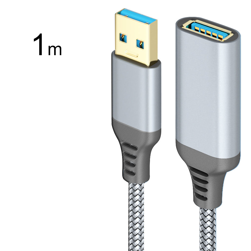 Профессиональный поставщик высококачественный Плетеный Удлинительный Кабель Usb 3,0 A папа-мама 1 м