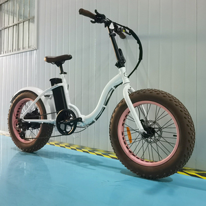 Vélo électrique tout-terrain à pneus larges Inch City avec porte-objets, mini vélo de ville à pneus larges - Product Image 2